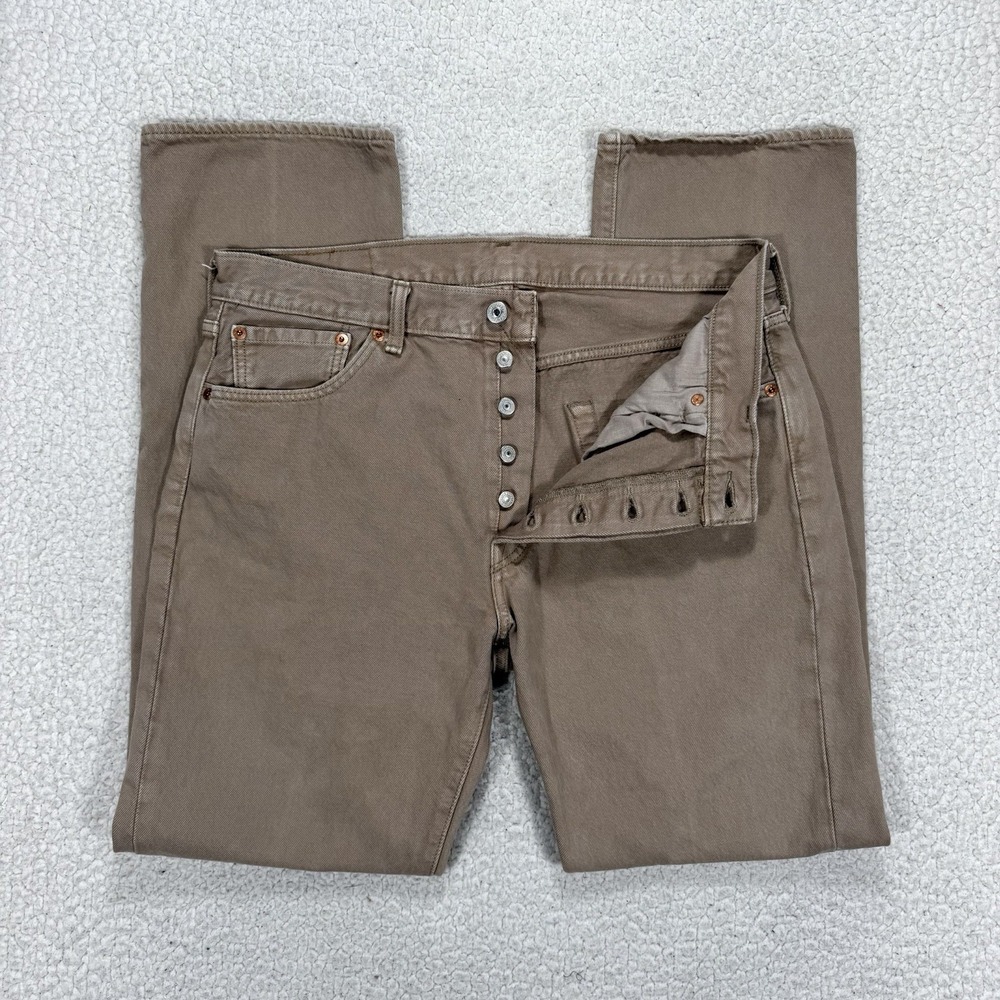 Levi's 501 Straight Jeans Men's 34x32 (Actual 33x31) Streetwear Grunge Normcore
